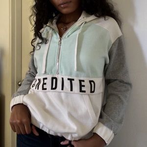 “UNEDITED” Half Zip Hoodie